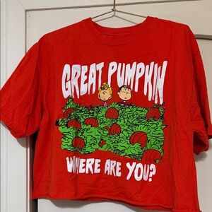 Snoopy Peanuts Charlie Brown Crop Top